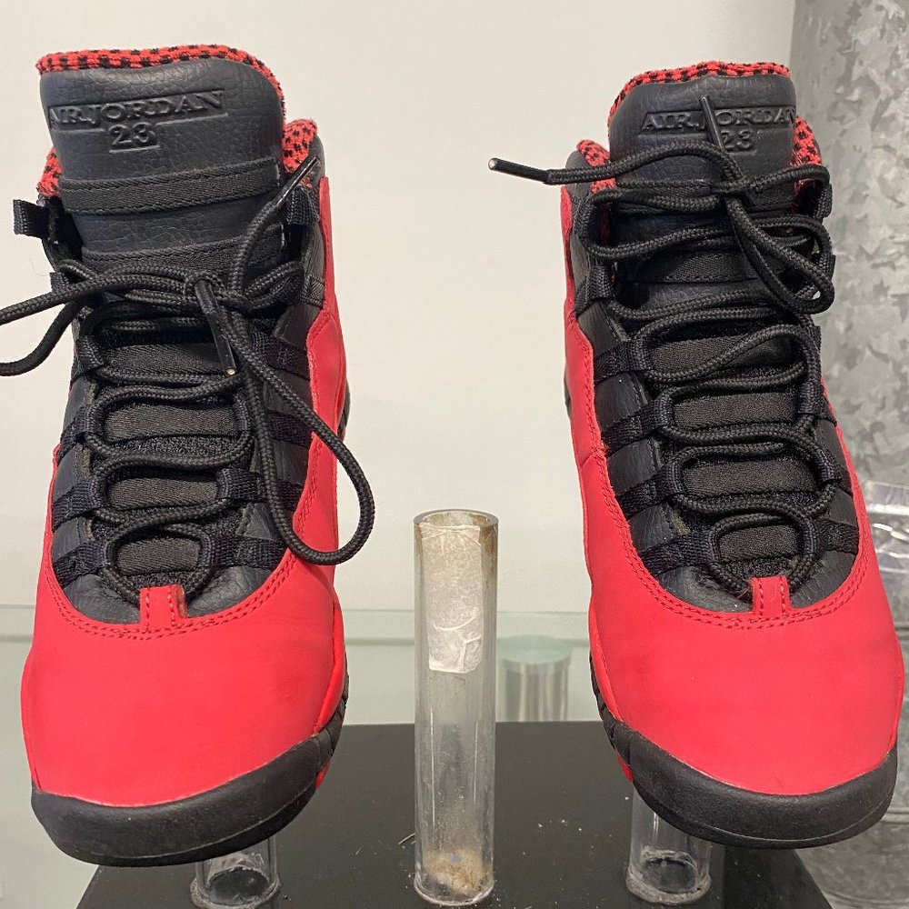 Jordan 10 Retro Fusion Red Sz-4.5y